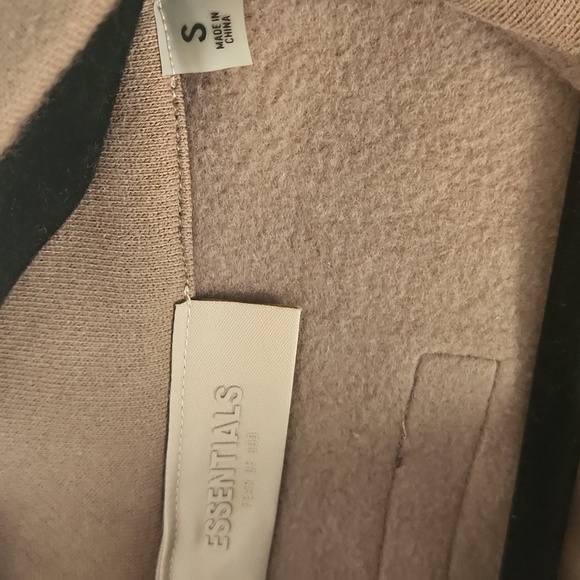 Fear of God Essentials Brown Full Zip Sweater - Picture 3 of 7